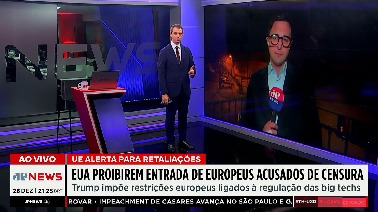 Trump veta entrada de europeus ligados à regulação de redes sociais