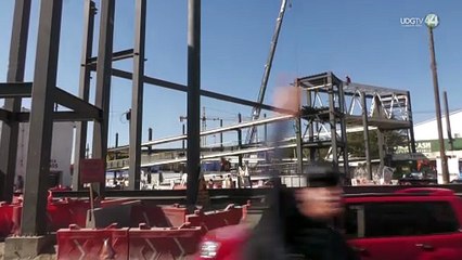 Queda una semana para concluir puente peatonal en Las Juntas