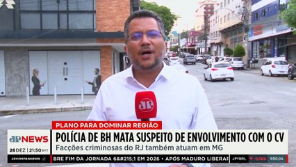 Suspeito do CV é morto pela polícia durante operação em Belo Horizonte