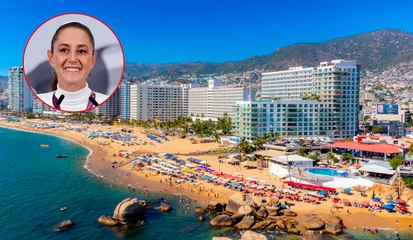 Claudia Sheinbaum presume sus vacaciones desde Acapulco después de los desastres naturales