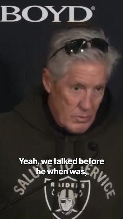 Pete Carroll confirms star edge rusher Maxx Crosby left the building after he was shut down ahead of Week 17 matchup against the Giants