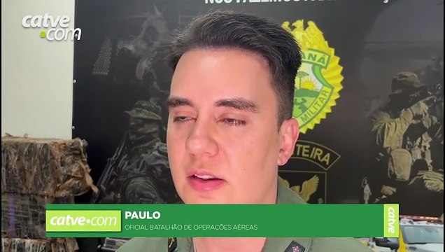 Capitão do BPMOA detalha operação aérea que resultou na apreensão de 725 quilos de maconha