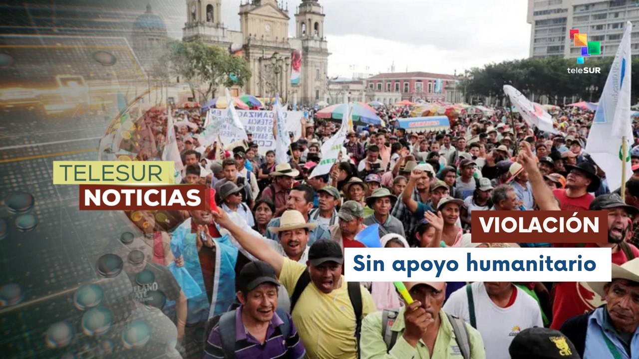 Campesinos desalojados de sus territorios en Guatemala