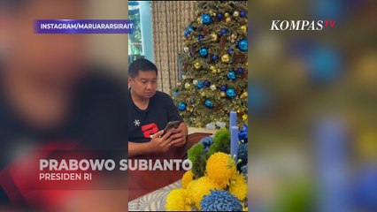 Presiden Prabowo Telepon Menteri PKP Maruarar Ucapkan Selamat Natal, Tanya soal Liburan