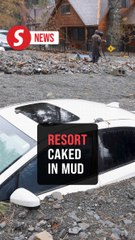 Major clean-up begins for Californian town caked in mud