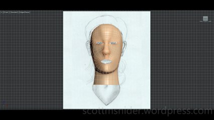 Flame: 3DS MAX Practice Polygon Modeling Head Model Video #33 (12-26-2025)
