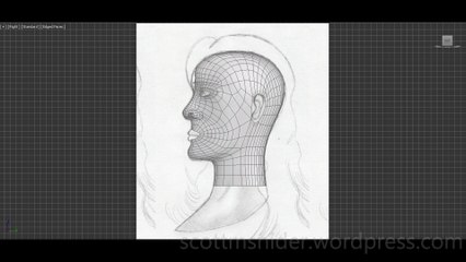 Flame: 3DS MAX Practice Polygon Modeling Head Model Video #34 (12-26-2025)
