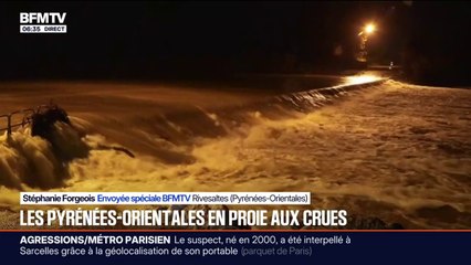 Dans les Pyrénées-Orientales, l'Agly a atteint un pic de quatre mètres ce vendredi soir