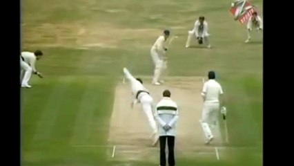 Terry Alderman Pick David Gower Wicket England vs Australia, 3rd Test at Leeds, Jul 16 1981