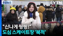 도심 연말 풍경...야외스케이트장, 국적 불문 '씽씽' / YTN