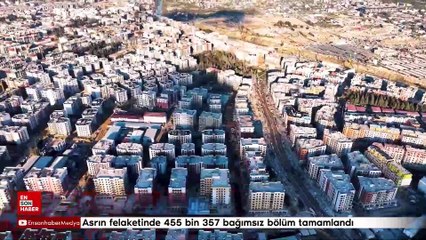 Murat Kurum paylaştı: Asrın seferberliğinde 455 bin 357 bağımsız bölüm tamamlandı