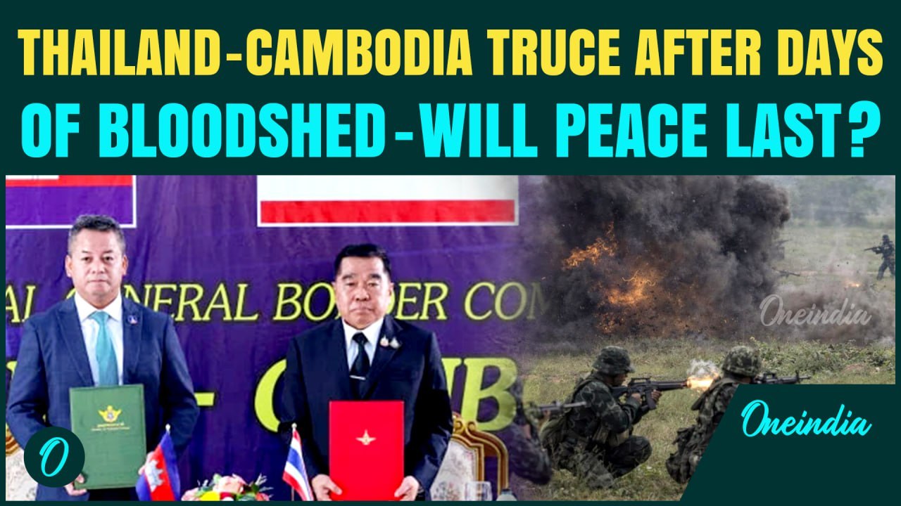 Thailand-Cambodia War BREAKING: Ceasefire Back After 20 Days Of DEADLY Clashes| Will It STOP War?