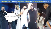 AP Dhillon Shows Respect To Sanjay Dutt, Touches His Feet At His Mumbai Concert