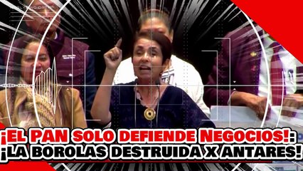 🔥🚨¡EL PAN DEFIENDE NEGOCIOS Y MORENA AL AGUA! ¡“LA ESPOSA DEL BOROLAS” es DESTRUIDA por ANTARES!