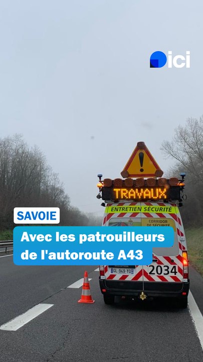 Reportage avec les patrouilleurs de l'autoroute A43