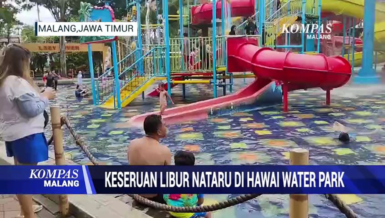 Keseruan Libur Nataru di Hawai Water Park