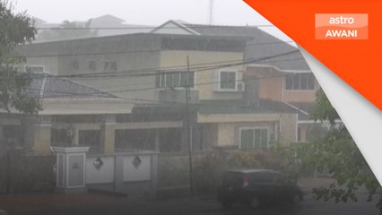 Amaran hujan berterusan di tiga negeri sehingga Isnin