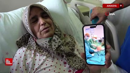 Amasya'da yaşlı kadının karnından 6 kilo kitle çıkarıldı