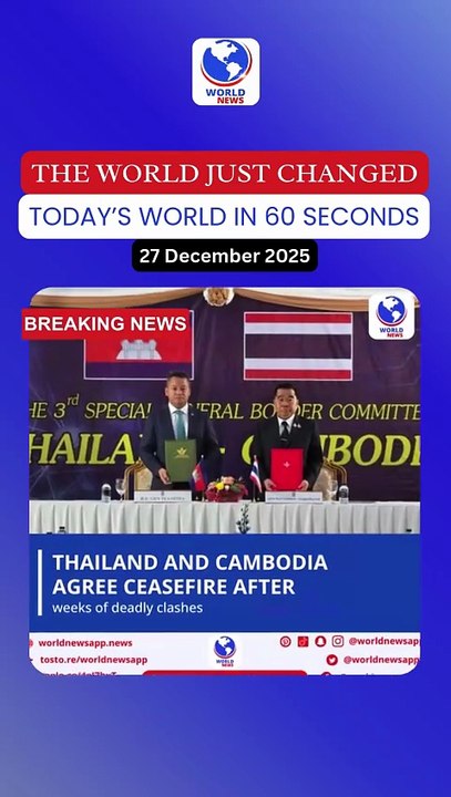 Thailand and Cambodia agree ceasefire after weeks of deadly clashes