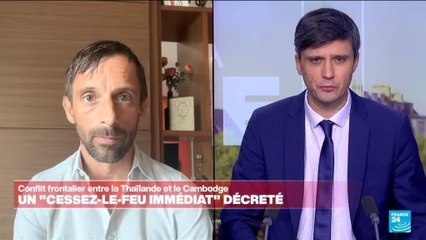 La Thaïlande et le Cambodge conviennent d'un cessez-le-feu "immédiat"