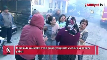 Mersin'de faciası: Anne ekmek almaya gitti, 2 çocuk hayatını kaybetti