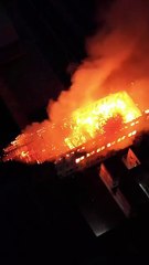 Imagens aéreas mostram força do incêndio em escola de Santa Maria