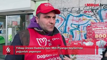 Yılbaşı öncesi Milli Piyango bayilerinde yoğunluk! "Son güne bilet kalmaz"