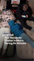 Kyiv Residents Shelter In Metro During Air Attacks