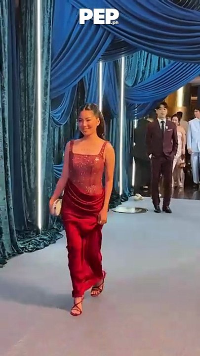 Therese Malvar at the 51st MMFF Gabi Ng Parangal Blue Carpet | PEP Coverage