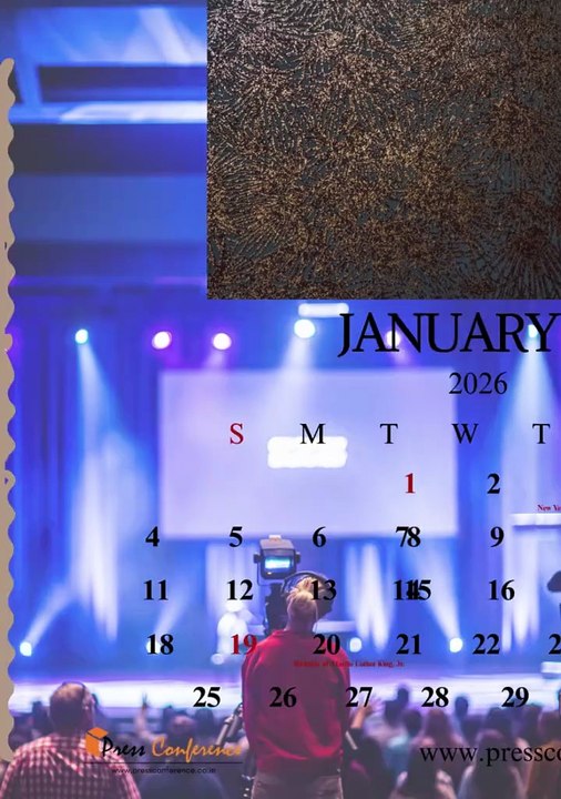 Press Conference Calander 2026 US