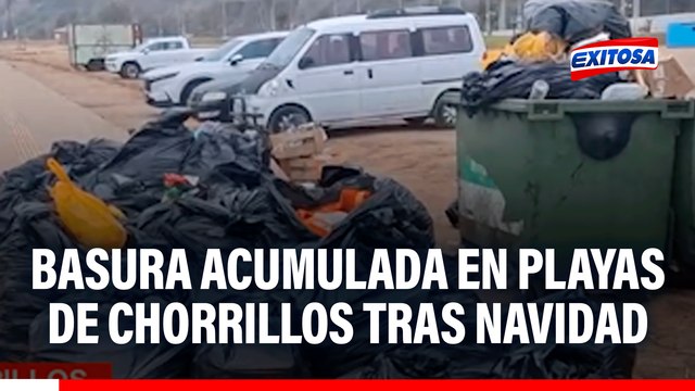 Playas Agua Dulce y La Herradura terminan llenas de basura tras celebraciones por Navidad