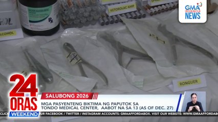Biktima ng paputok mula Dec. 21–26 sa bansa, aabot na sa 57| 24 Oras Weekend