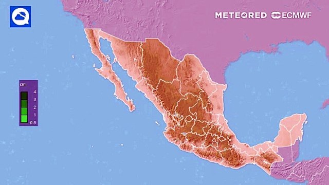 Un nuevo frente frio impulsado por una fuerte masa de aire polar, llegarán a México