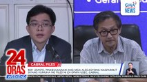 Rep. Leviste, itinangging nagpumilit siyang makuha ang files ni dating DPWH Usec. Cabral | 24 Oras Weekend