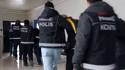 Konya’da 19 günde 97 uyuşturucu operasyonu: 110 tutuklama