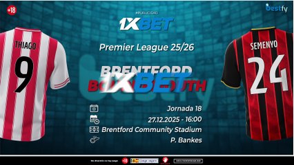 Brentford y Bournemouth nos dejan estas cuotas