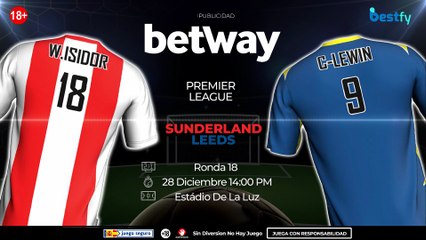 Sunderland y Leeds nos dejan estas cuotas