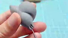 Satisfying Clay Art | Cute Sleeping Cat Figurine Making 🐱💤