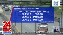 SLEX, STAR Tollways to hike toll in 2026 | 24 Oras Weekend