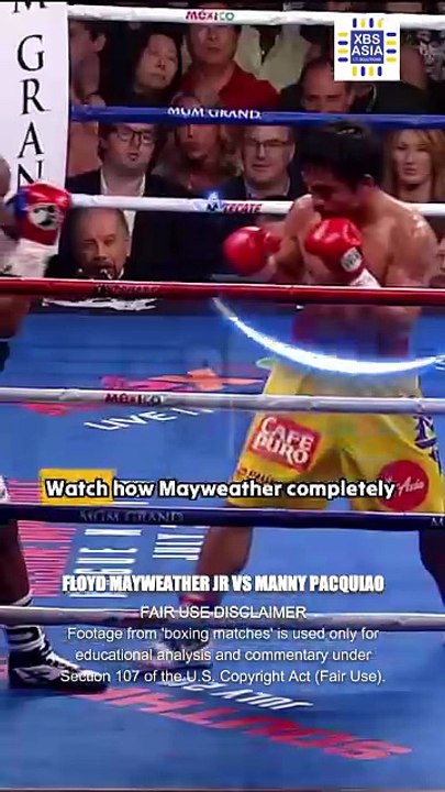 Floyd Mayweather COMPLETELY NEUTRALIZED Manny Pacquiao's ATTACK!
