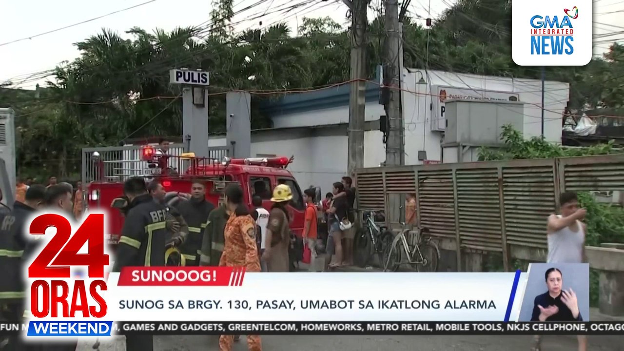3rd alarm fire hits Pasay neighborhood | 24 Oras Weekend