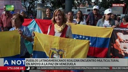 Pueblos latinoamericanos y caribeños realizan encuentro multicultural en apoyo a la paz en Venezuela