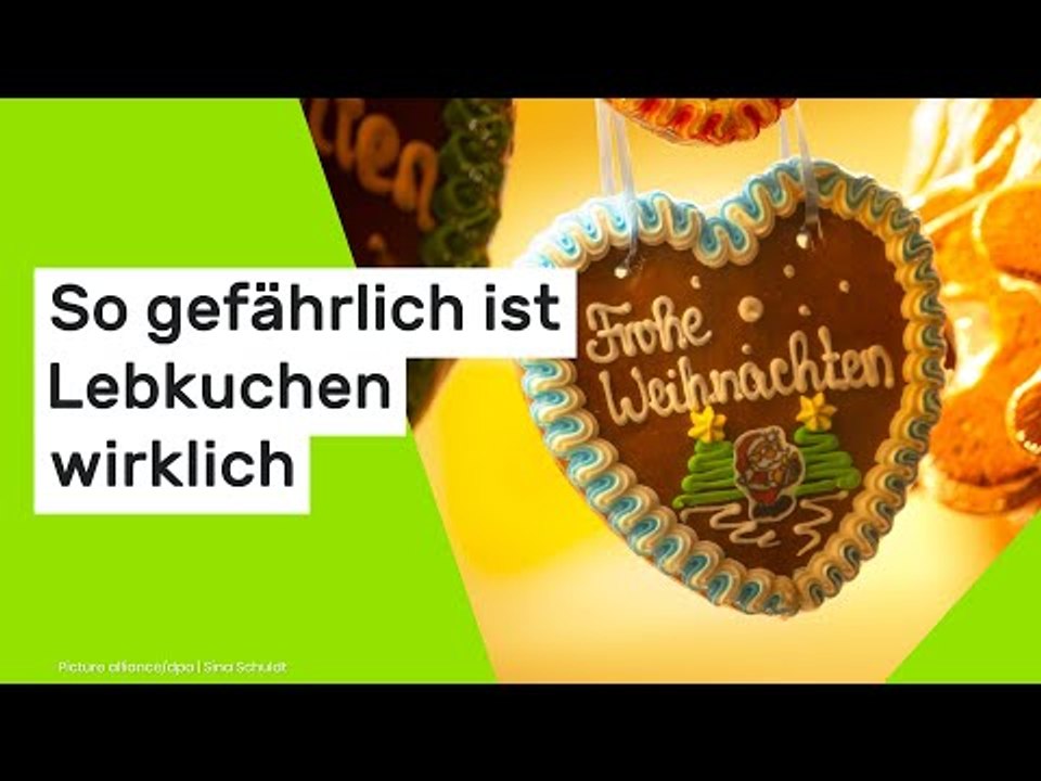 So gefährlich ist Lebkuchen wirklich