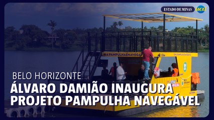 Álvaro Damião inaugura projeto Pampulha Navegável