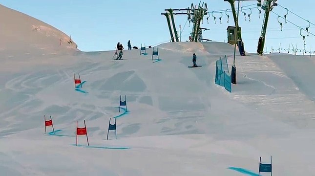 Federica Brignone gi? in pista: le immagini dall'allenamento a Courmayeur