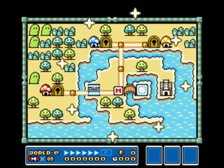 SMB3 (SMAS) - Hot Sky Jump