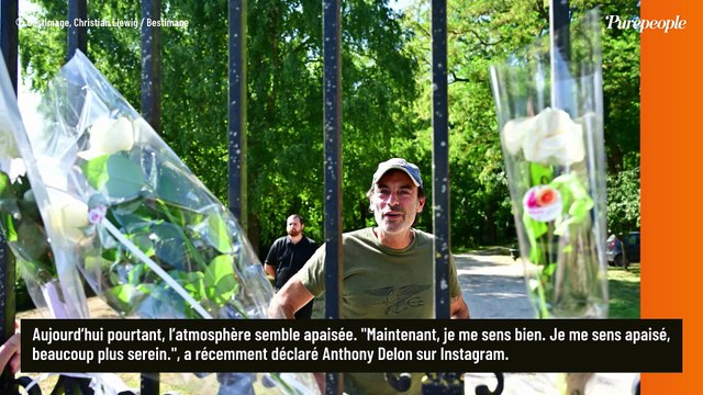 Anthony Delon papa comblé à Douchy : Ma fierté , ses filles Loup et Liv entourées de Loubo et Blew