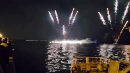 Verona, i fuochi d'artificio a rumore ridotto: il video sul lago di Garda