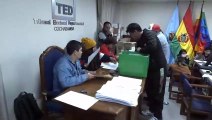 4176 registros de candidatos habilitados para  gobernación y alcaldías en Cochabamba.
