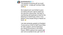 Karoline Leavitt Shares Pregnancy Announcement on Social Media